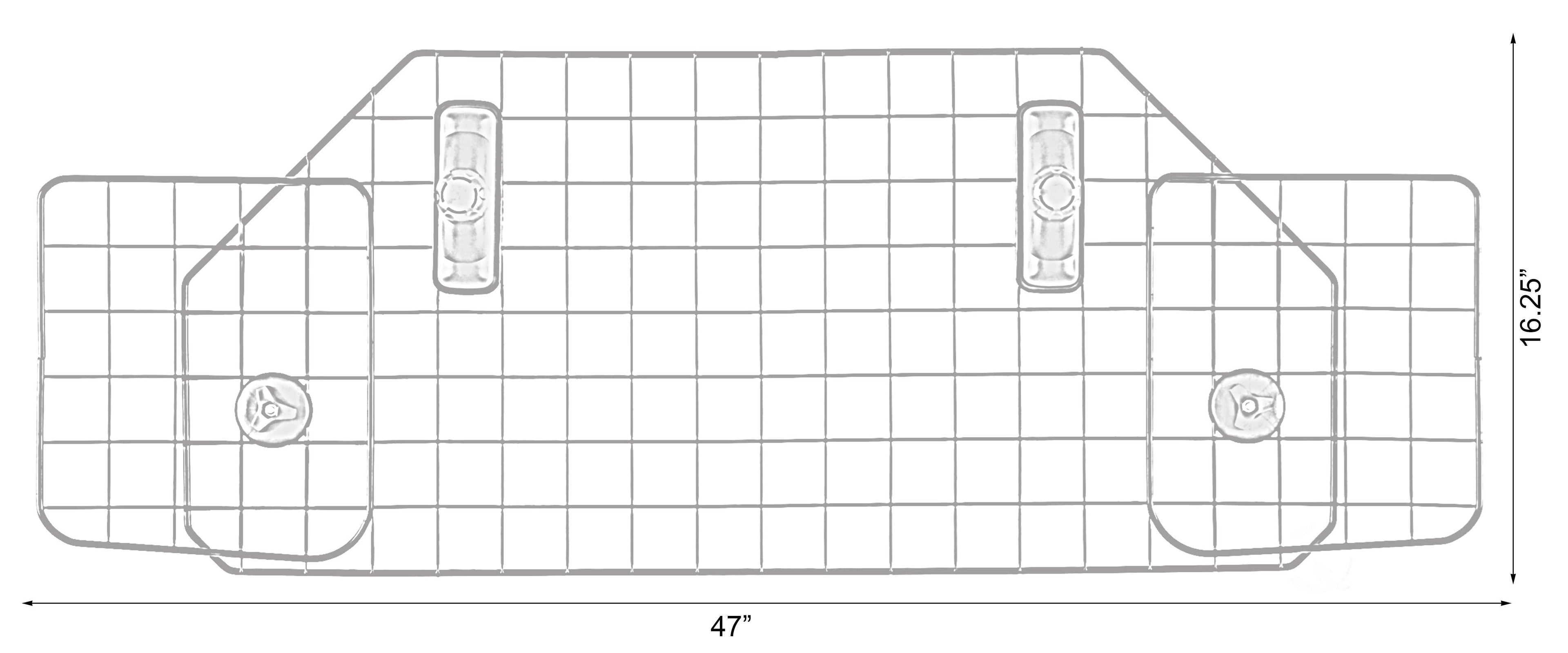 Adjustable Dog Car Gate Backseat Barrier B51375