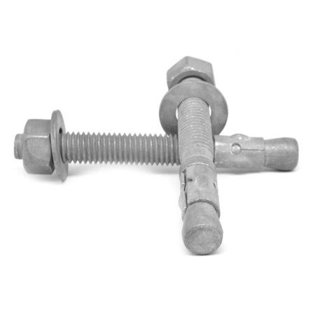 1/2 inch-13 x 10 inch Coarse Thread Wedge Anchor Low Carbon Steel Hot Dip Galvanized Pk 25 Z144