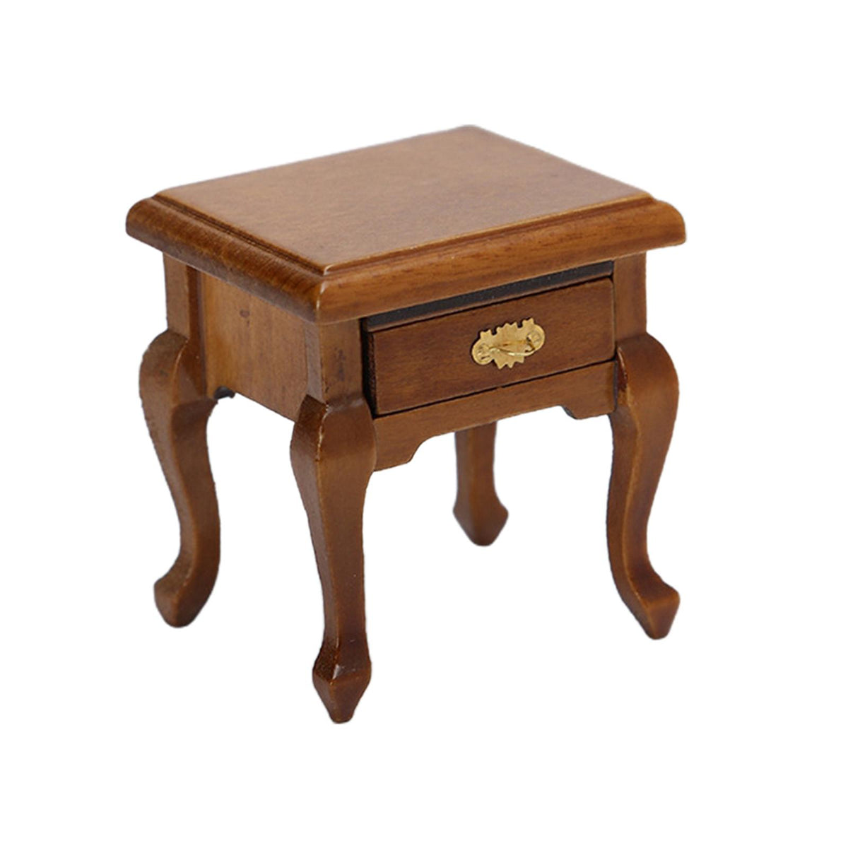 Walnut 1:12 Scale Bedroom Cabinet S6237