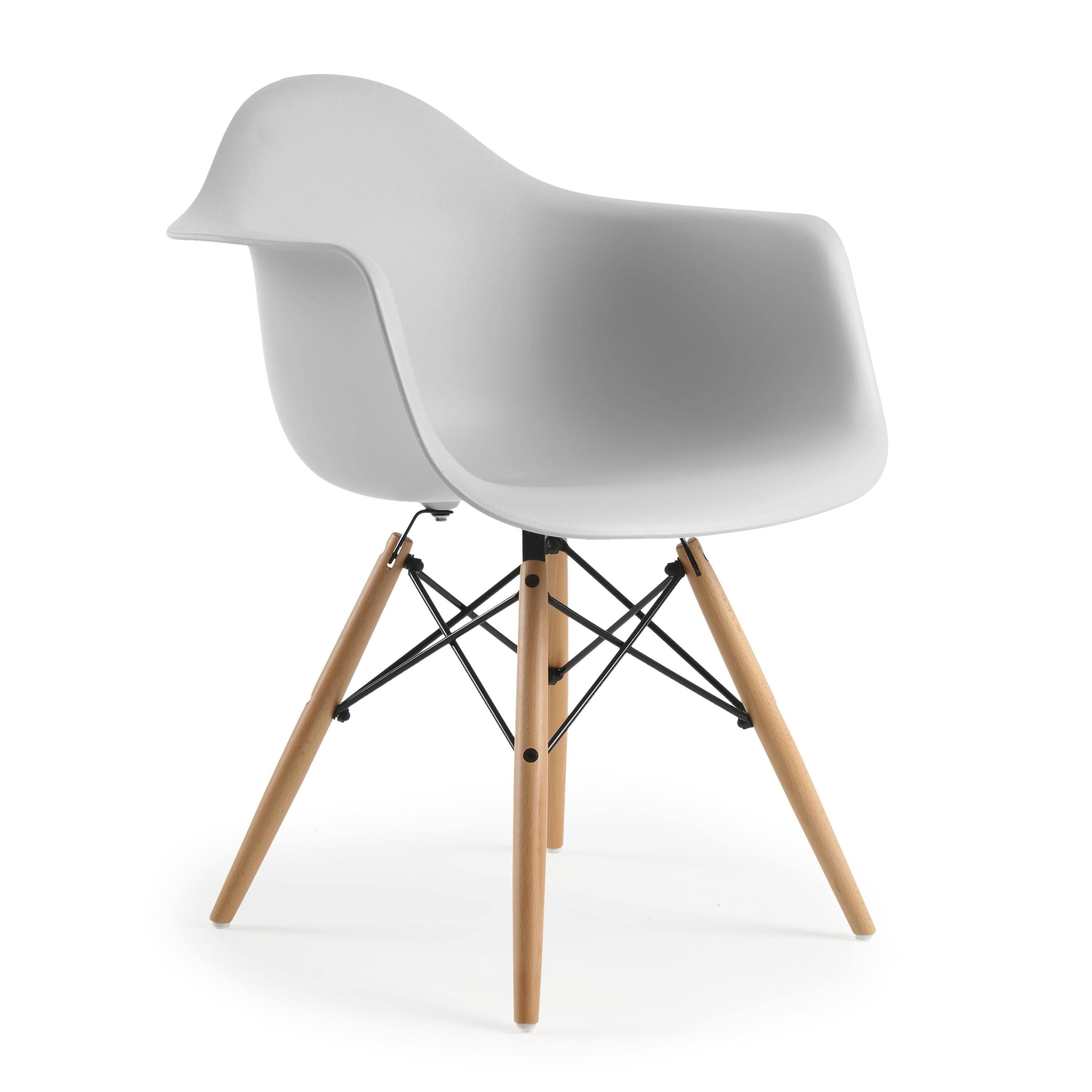 White Arm Chair Y88617