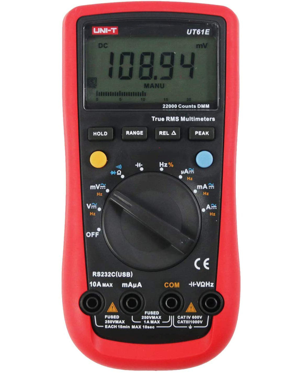 22000 Count True RMS Auto Ranging Digital Multimeter UT61E Pack of 2 O45352