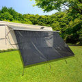 RV Awning Shade Screen with Zipper 8'X17'3'' P9259