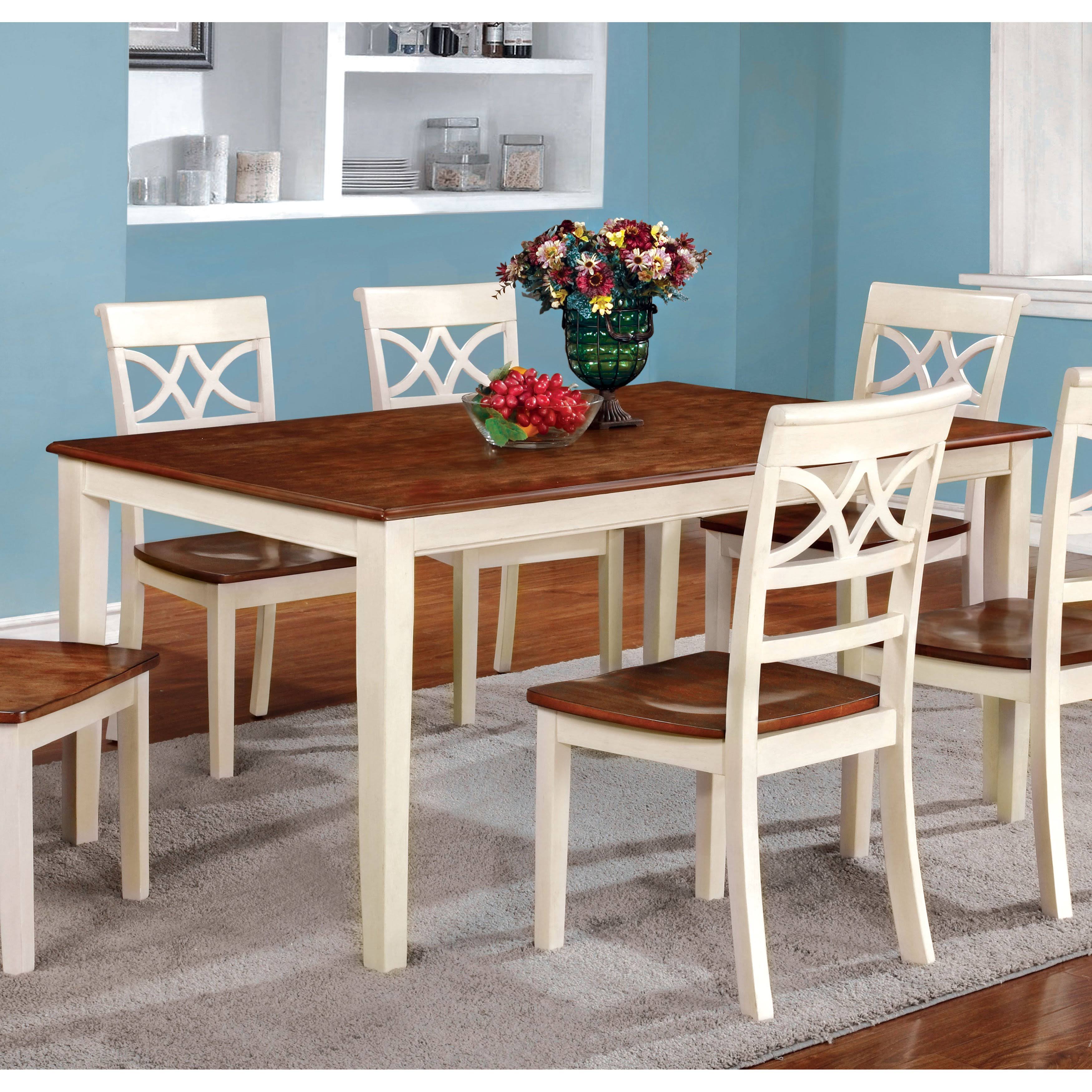 Cream Dining Chair Set of 2 V4438