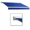 20 ft. Bright Blue Retractable Awning with Hood Left Motor & Remote C721662