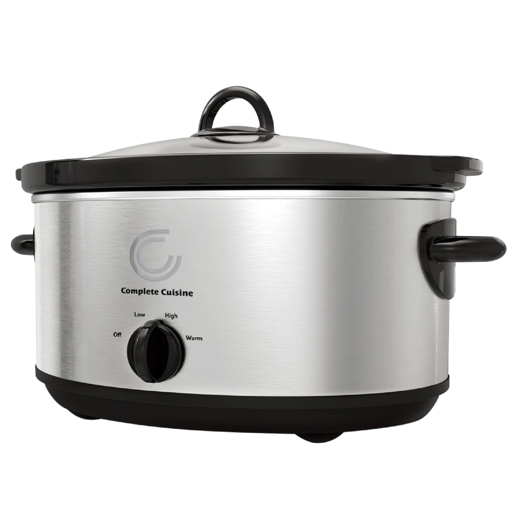 7-Quart Oval Stainless-Steel Slow Cooker Q9478