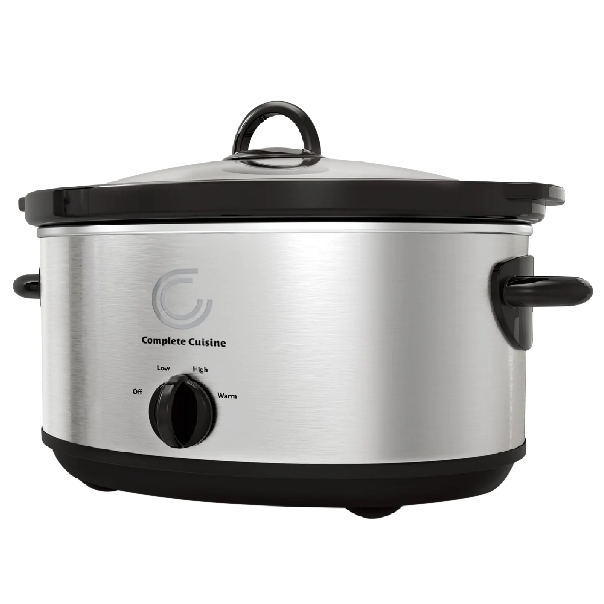 7-Quart Oval Stainless-Steel Slow Cooker Q9478