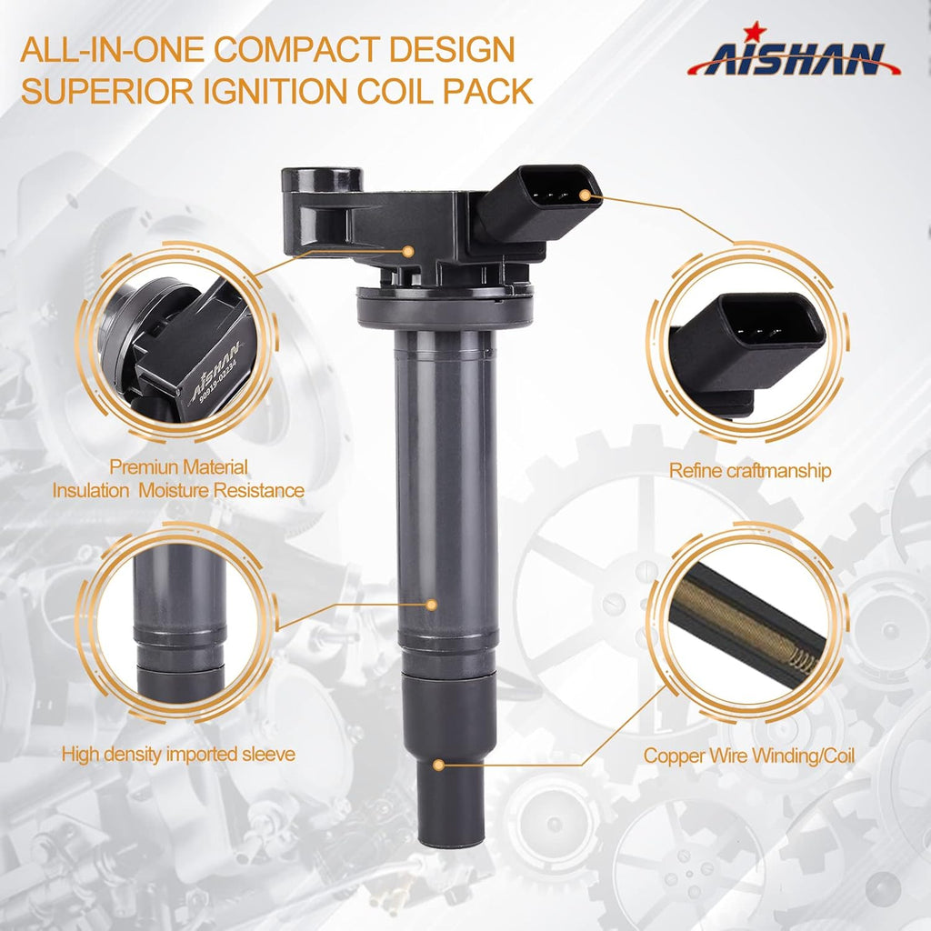 Ignition Coil Pack Compatible with V6 1MZFE Engine V4783