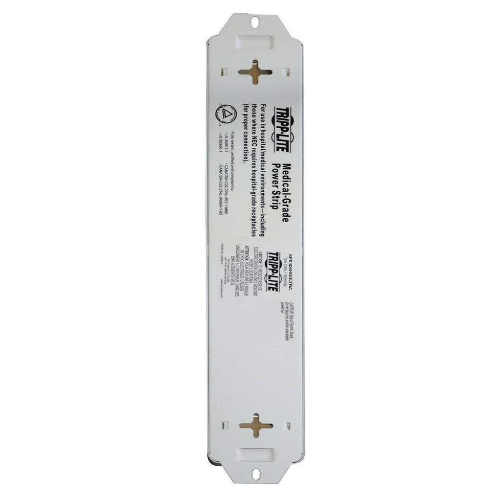Metal 4 Outlet Surge Protector Power Strip J5528