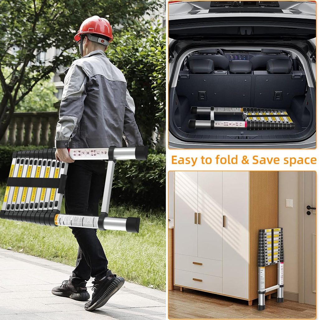 6.6ft Aluminum Telescoping Ladder with Hook G6640
