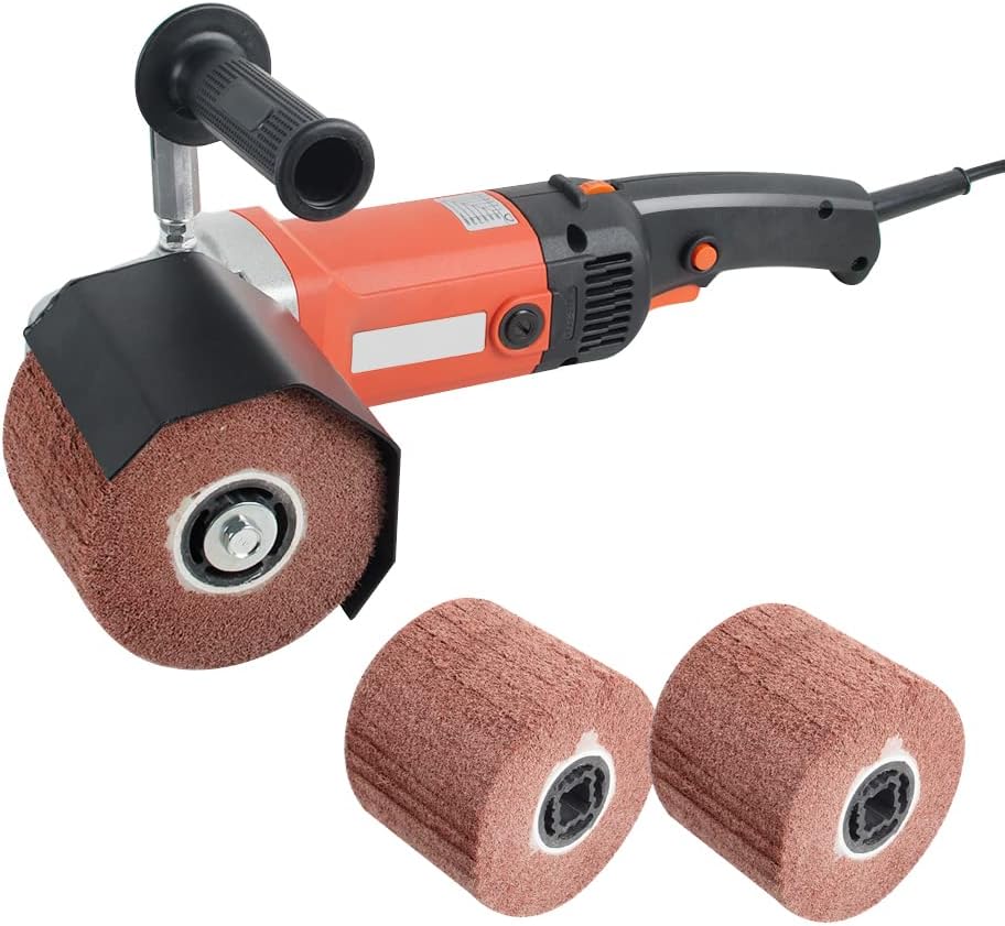 1400W 110V Electric Polisher 6 Speed Adjustable Handheld Sander with 2 Polishing Wheels N1726