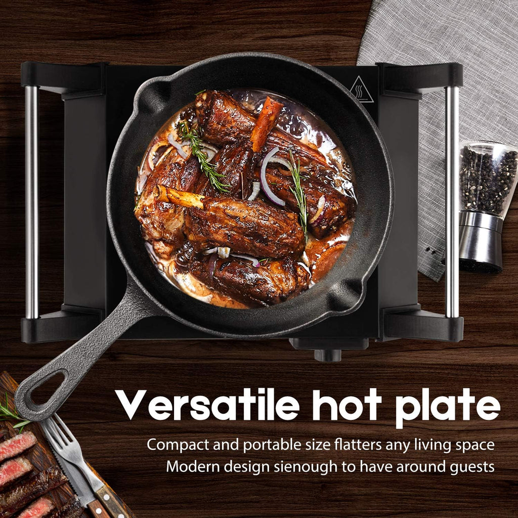 Red 1500W Countertop Single Burner Hot Plate X3686