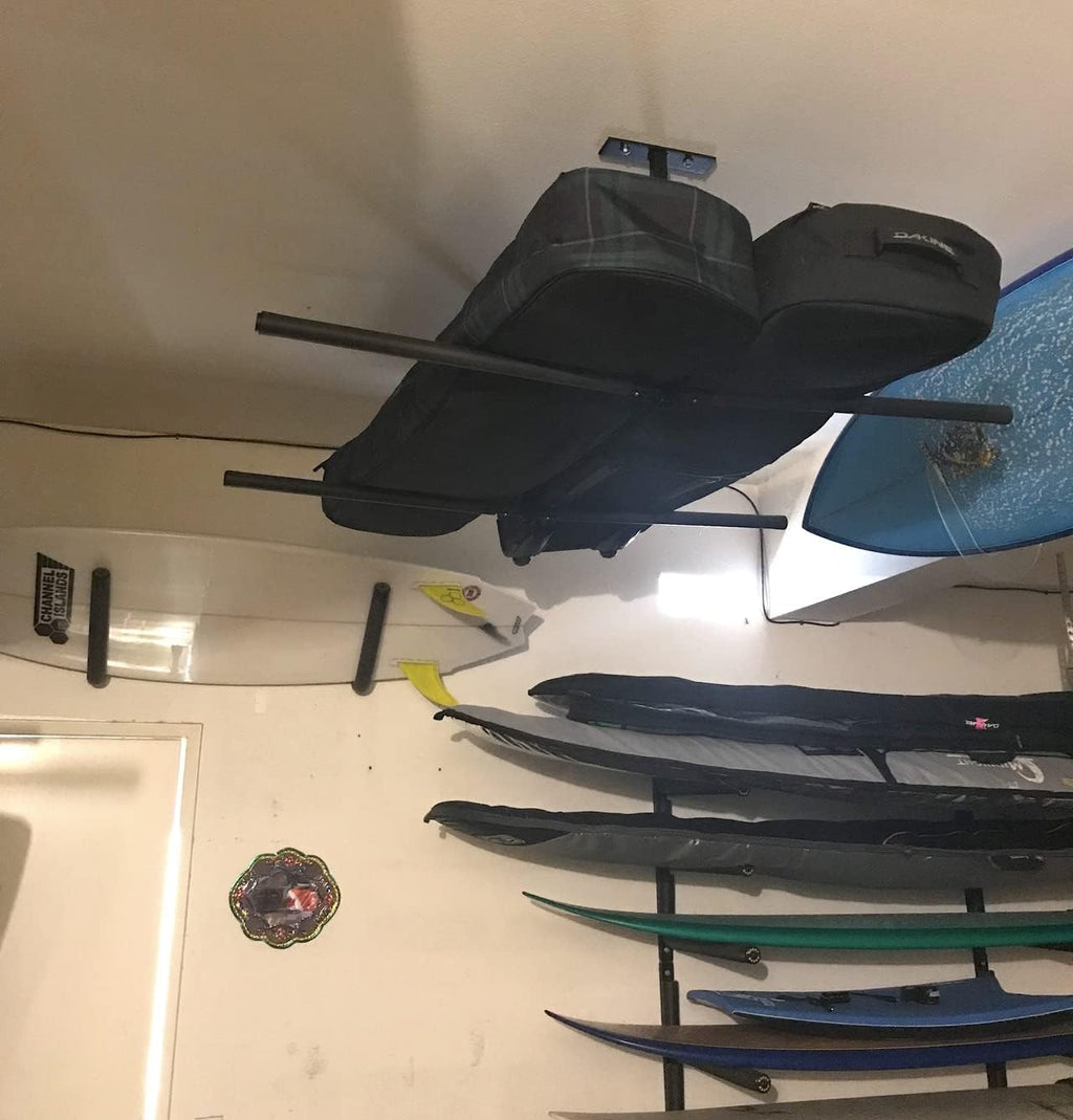 Ski and Snowboard Ceiling Storage Rack, Overhead Hanger Mount, Pack of 2 P8456