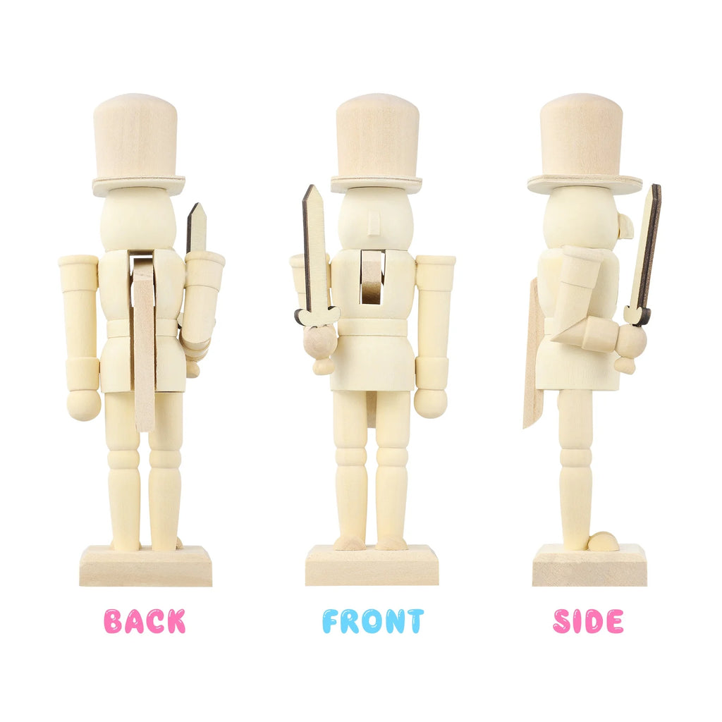 Unfinished Wooden Nutcracker Doll N562