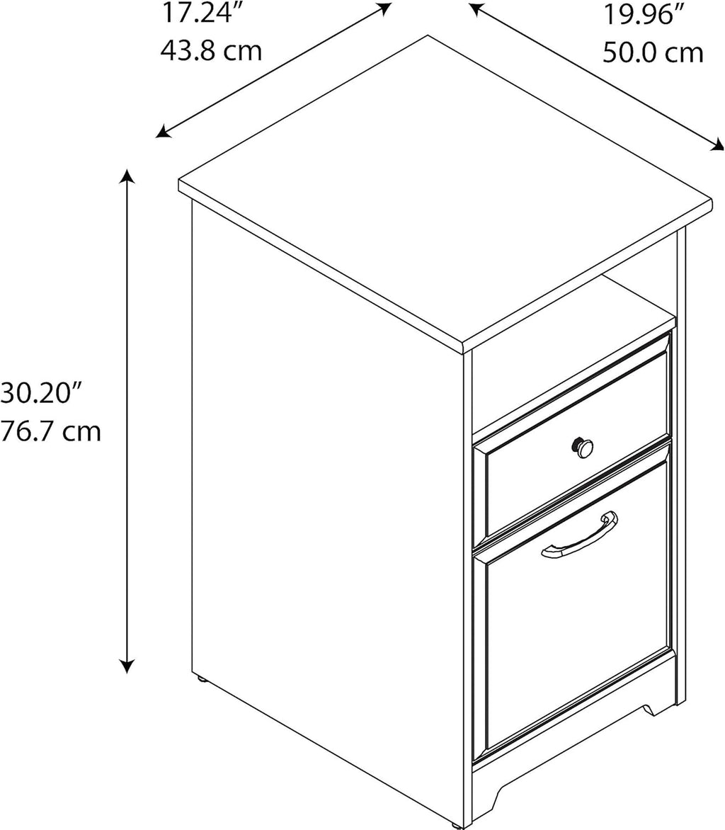 2 Drawer File Cabinet, Harvest Cherry A148068