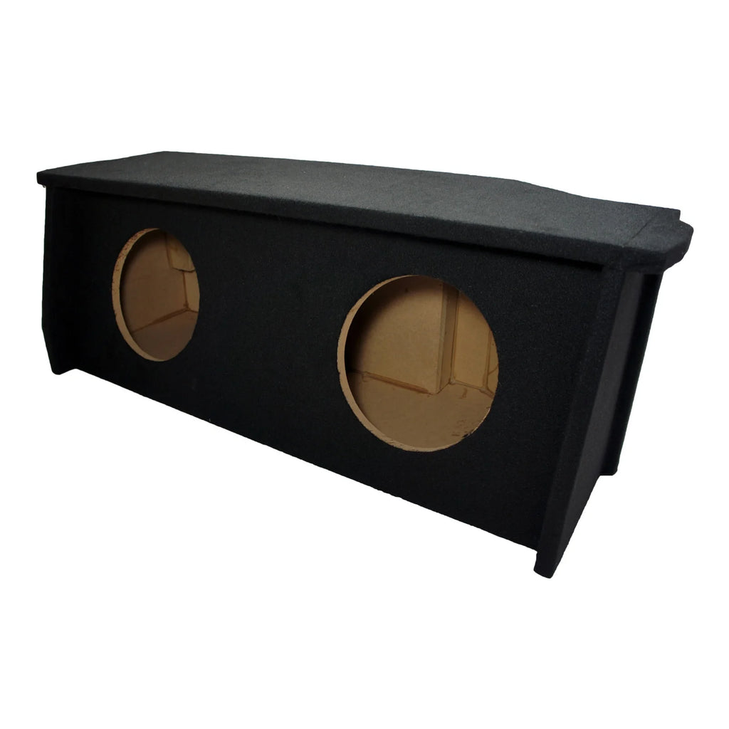Dual 10" Sub Box Subwoofer Enclosure with Amp Rack J976219