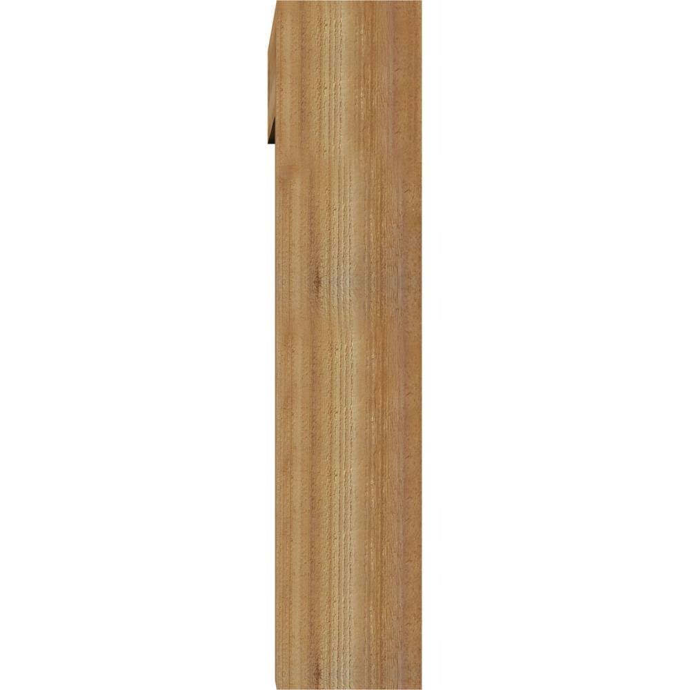 Traditional Block Rough Sawn Bracket with Offset Brace E3290