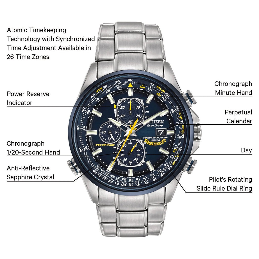 Blue Angels World Chronograph A-T Watch O7580
