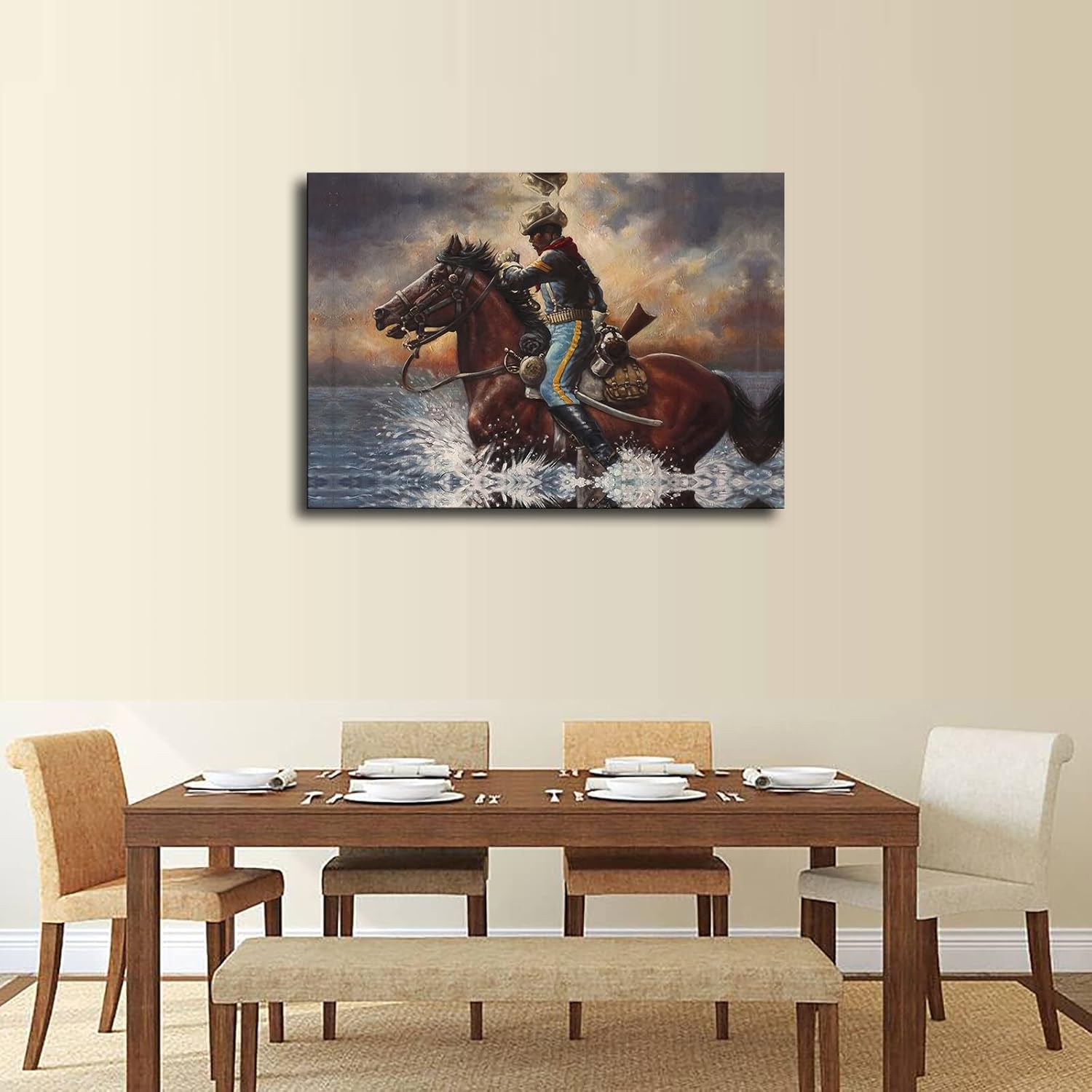 Buffalo Soldier Poster Canvas Wall Art C272