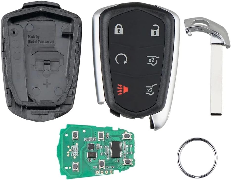 Keyless Entry Remote Control Smart Car Key Fob 1piece Pack of 2 E4812