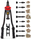 Rivet Nut Tool Set with 8 Mandrels and 80 Rivet Nuts U9317