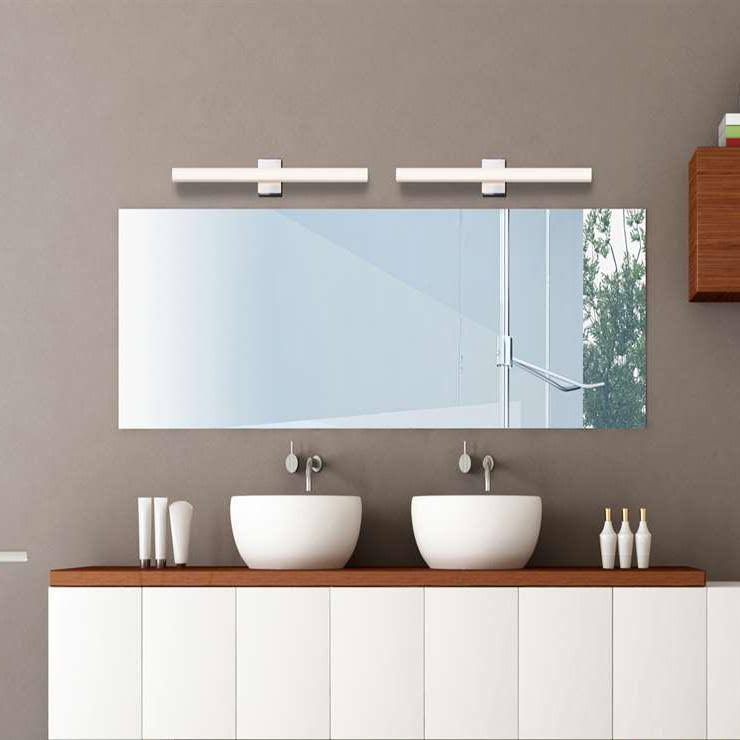Satin Nickel LED Bath Bar Y948860