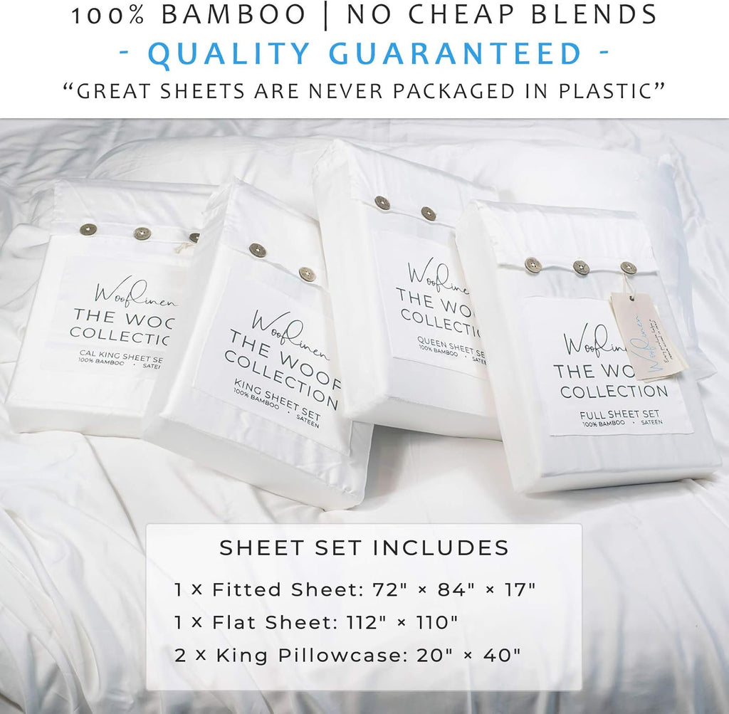100% Bamboo 4pc Sheet Set (California King) I682458