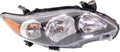 Black Passenger Side Headlight Assembly U9158