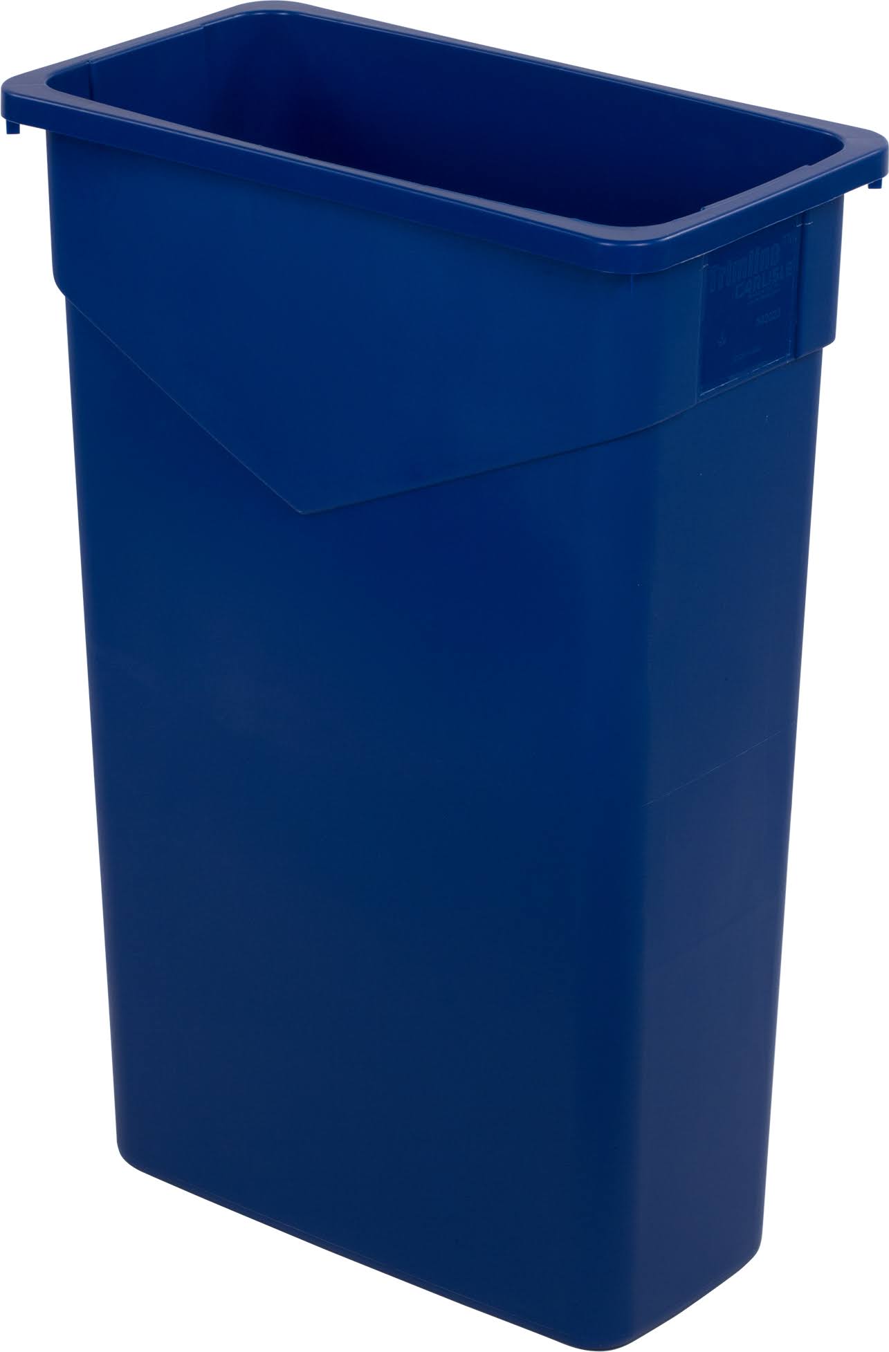 Blue Trimline 23 Gallon Rectangle Waste Container W254
