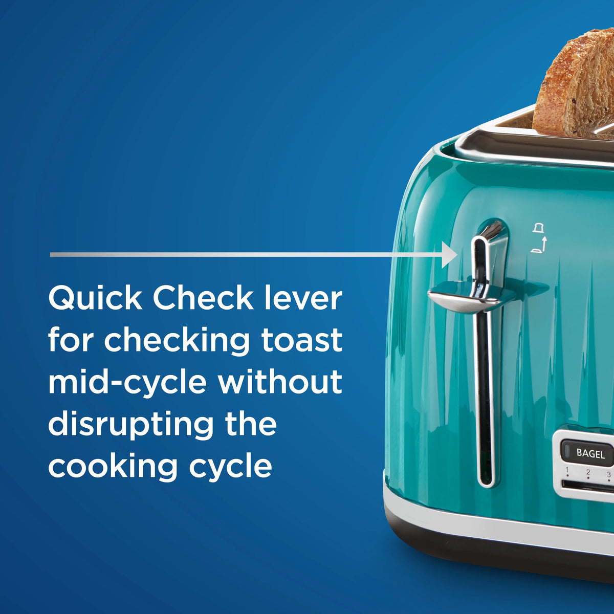 Teal 4 Slice Toaster W378120