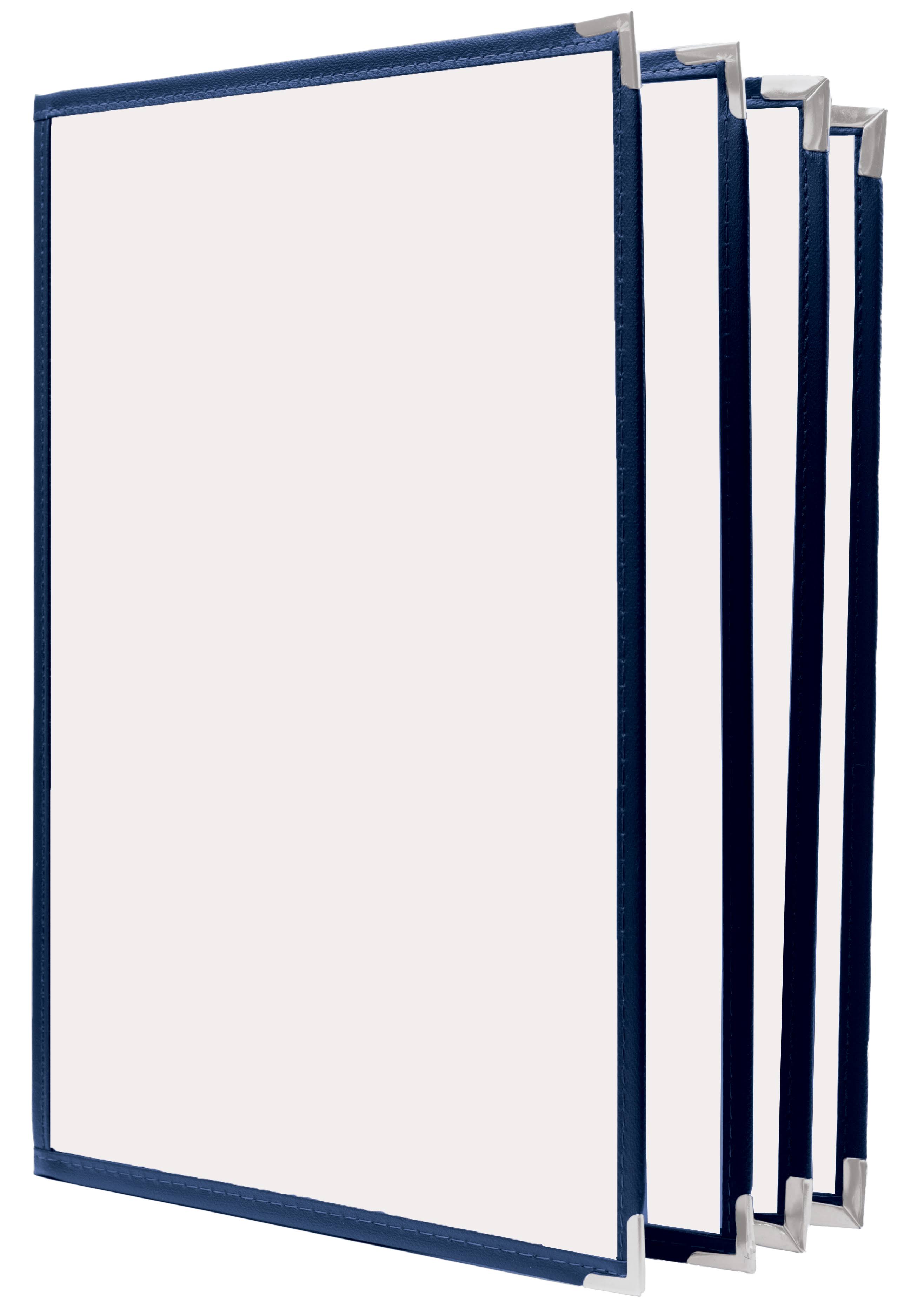 8½x11 Blue Cafe Menu Cover O55422