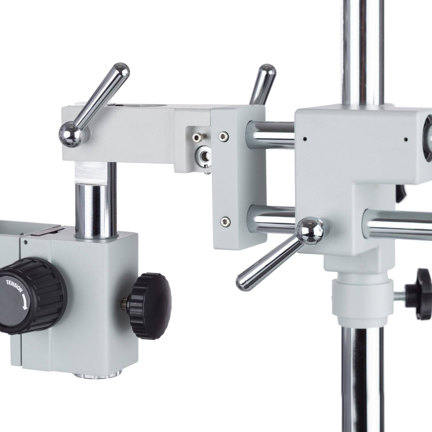 7X-45X Simul-Focal Stereo Zoom Microscope on Boom Stand with Fluorescent Light and 5MP USB3 Camera Y329703