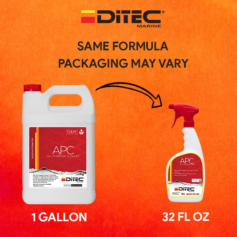 Marine All Purpose Cleaner Concentrate, 1 Gallon, Pack of 2 W441