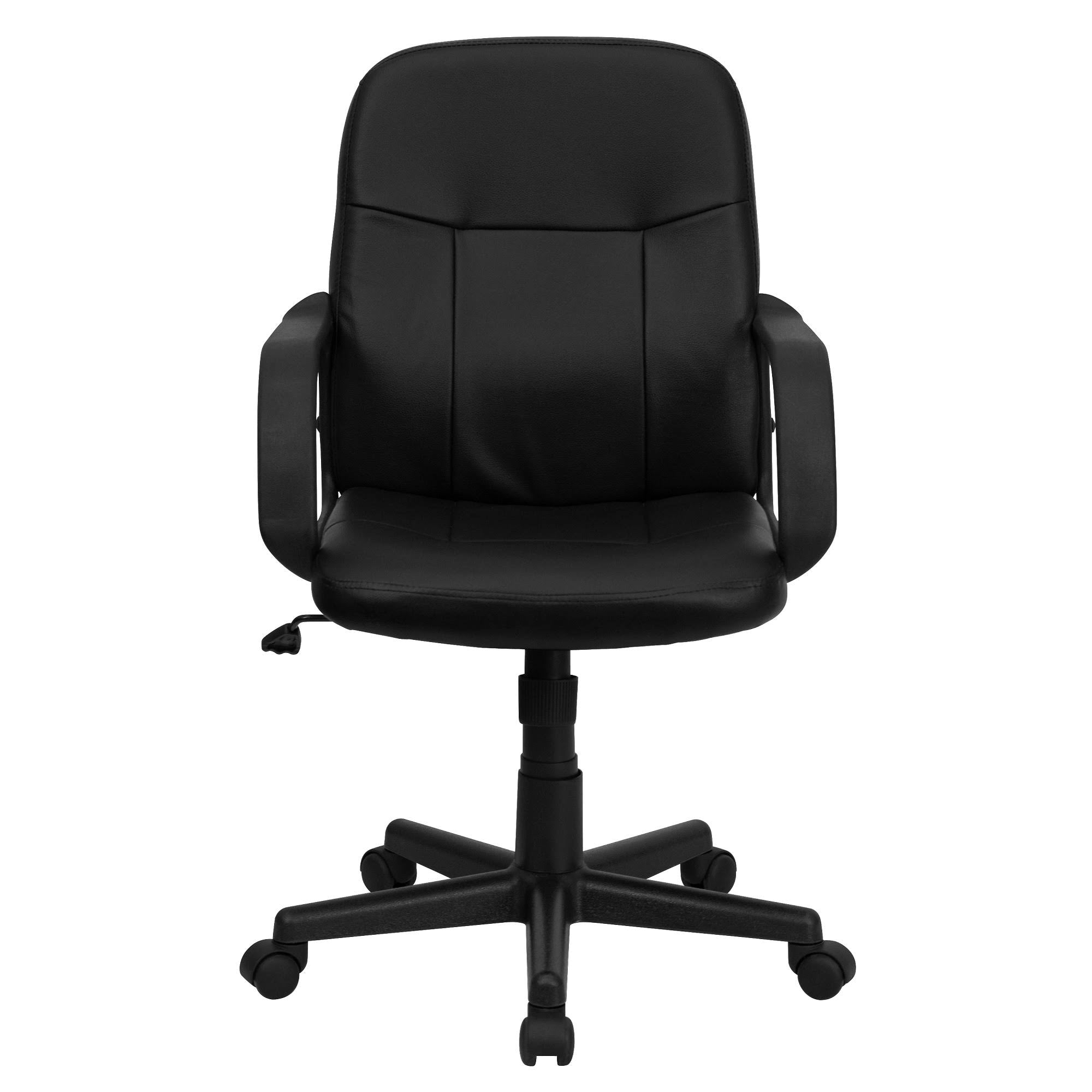 Black Executive Swivel Office Chair with Arms A148