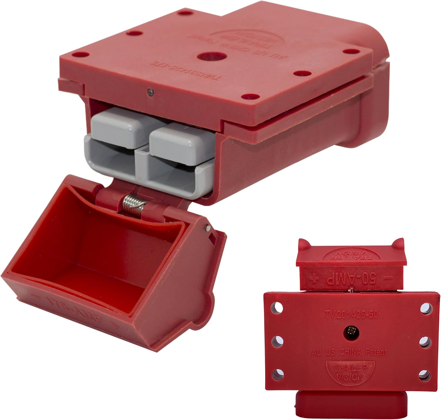 50A Anderson Connector Plug Mounting Kit with LED Light Power Indicator F645