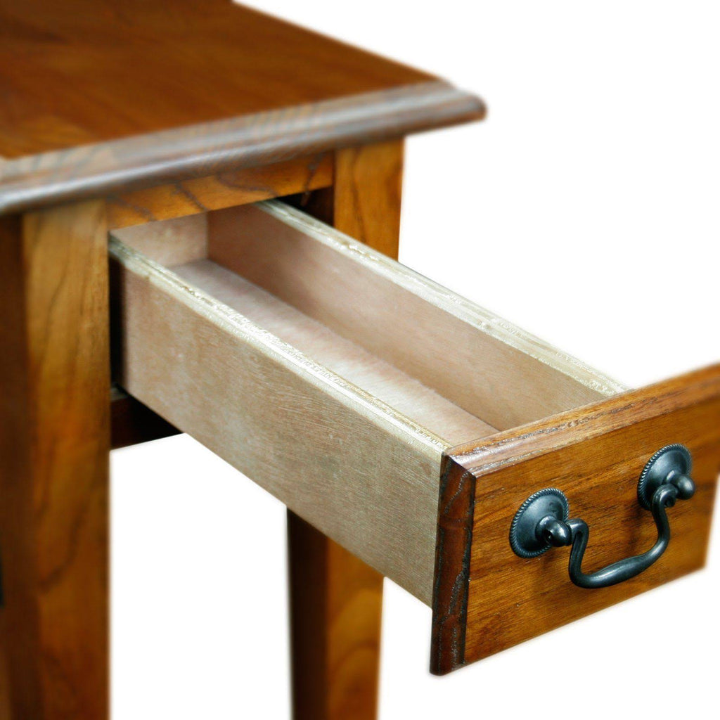 Oak Chairside End Table X127