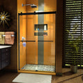 Satin Black Shower Door P55444