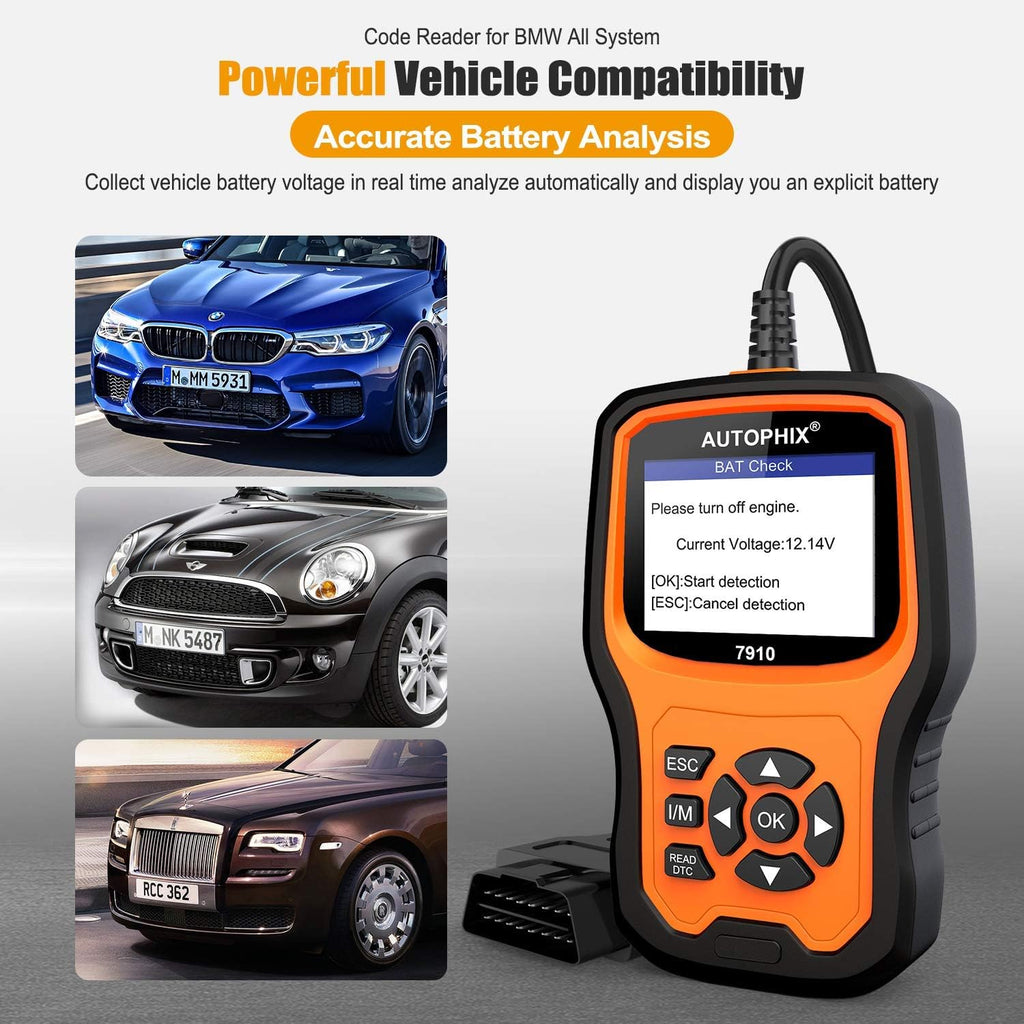 Enhanced 7910 Full-System OBD2 Scanner Auto Fault Code Reader S751
