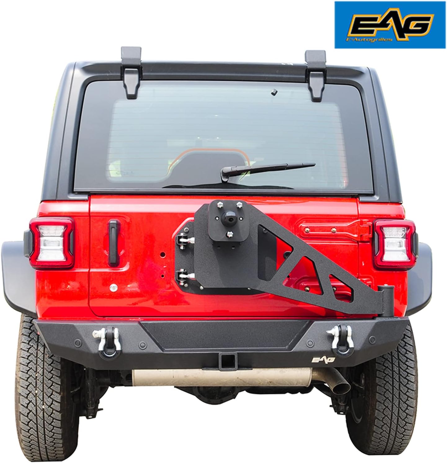 Rear Bumper with Spare Tire Carrier Swing Away W17741