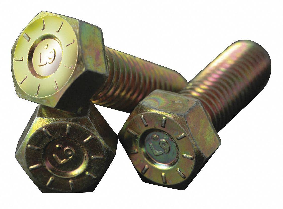 3/8 inch-24 Grade 9 Hex Head Cap Screw, Alloy Steel, Pk 100 Z4045