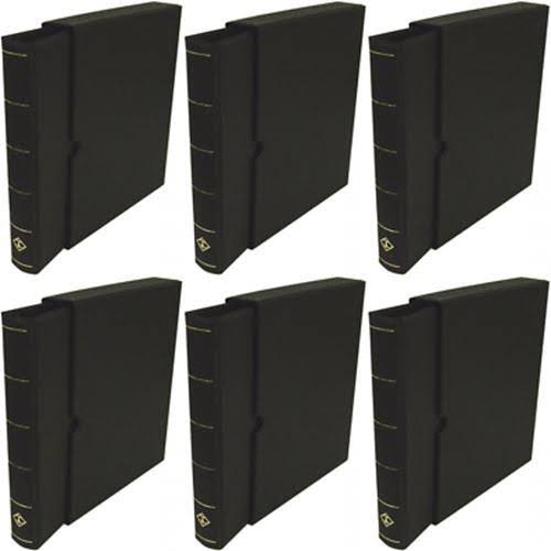 Brown 3-Ring Binder and Slipcase J5227