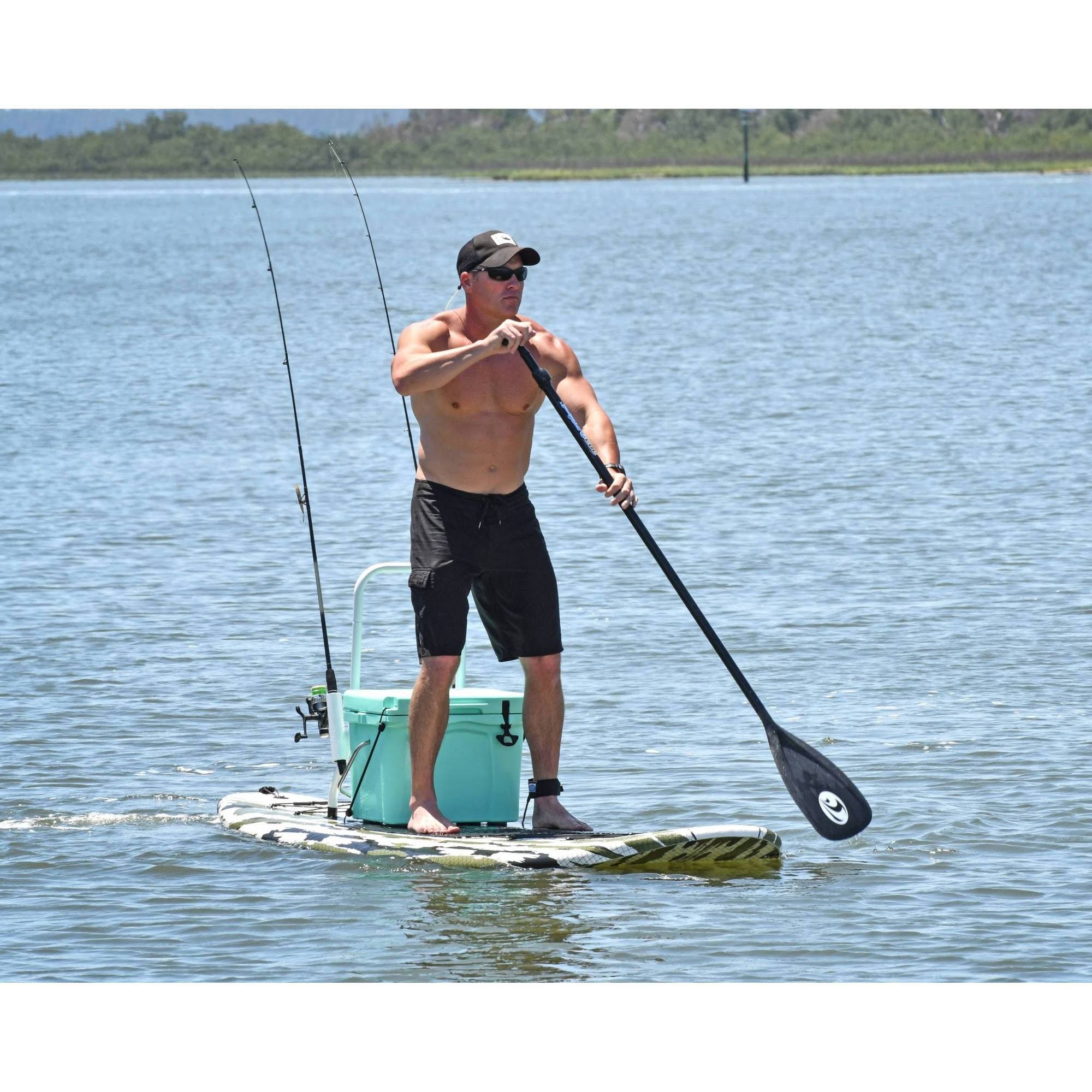 Fishing Stand Up Paddleboard with Rod & Gear Rack K45448