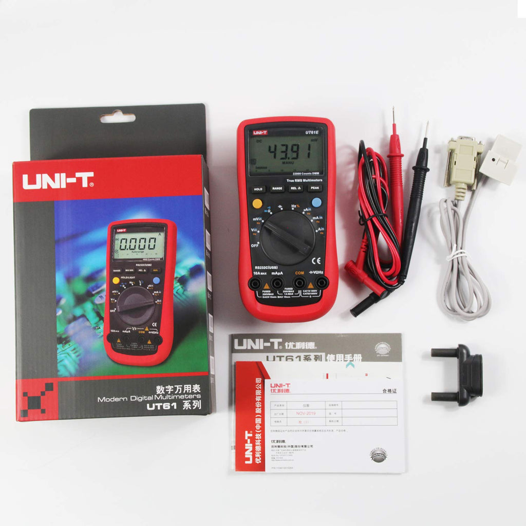22000 Count True RMS Auto Ranging Digital Multimeter UT61E Pack of 2 O45352