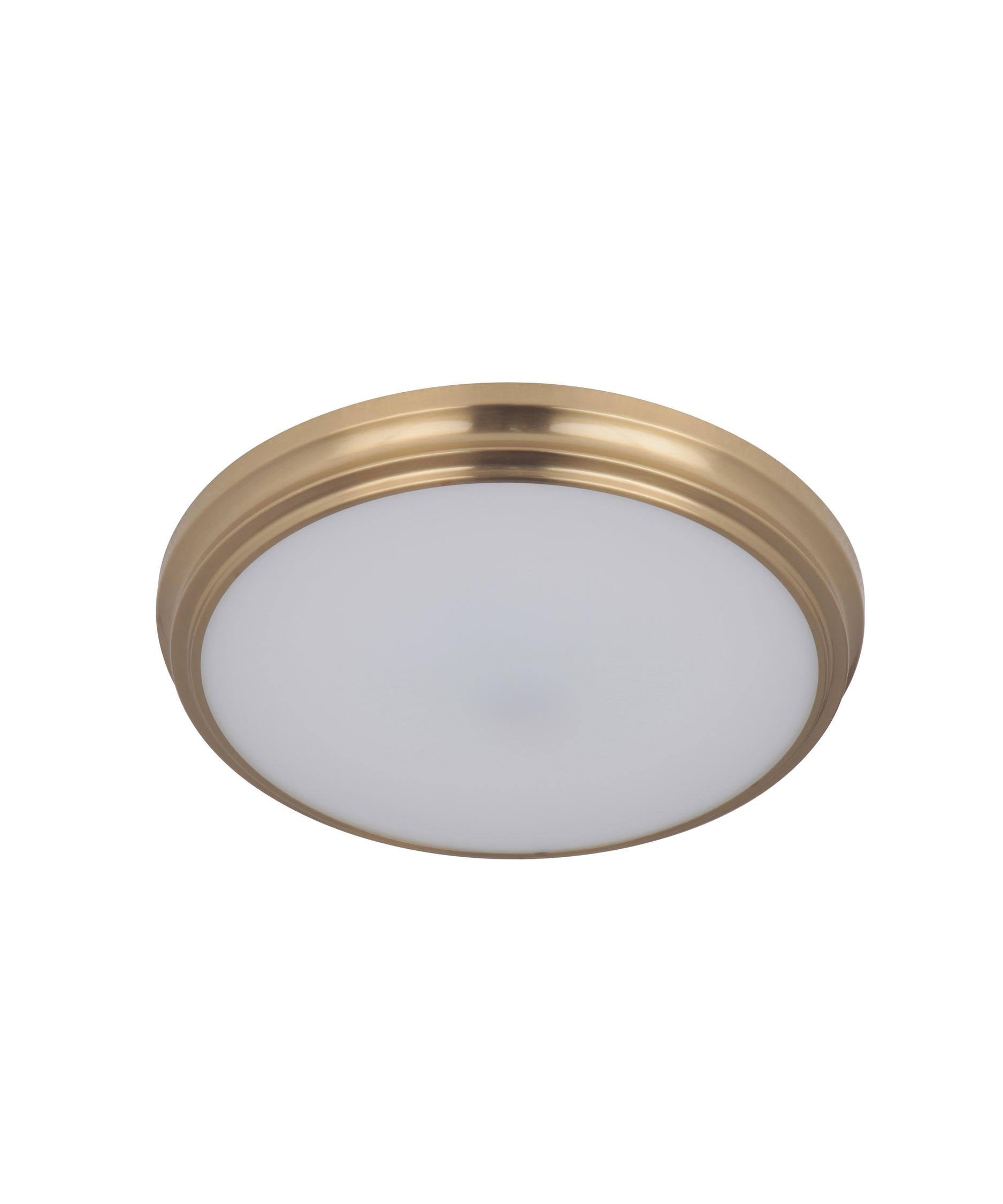 Satin Brass LED Flushmount D348