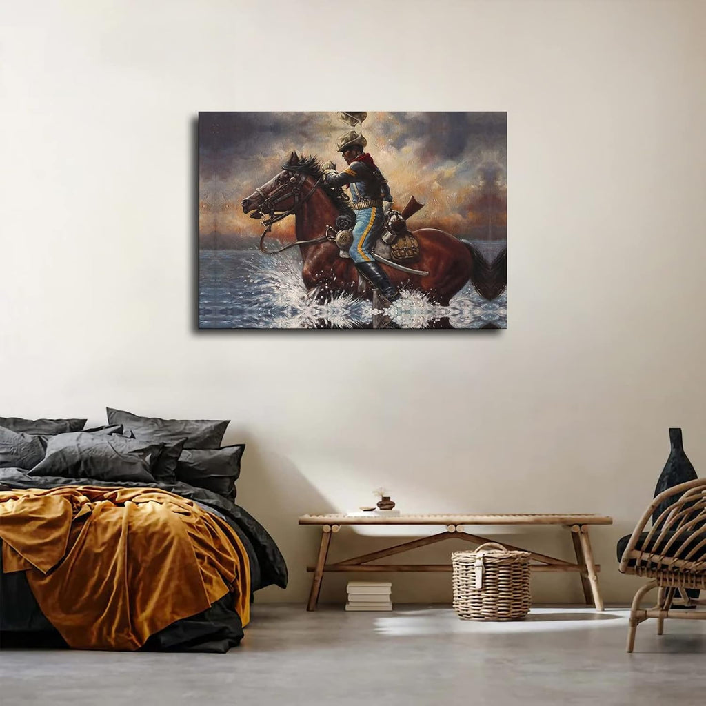 Buffalo Soldier Poster Canvas Wall Art C272