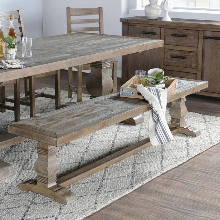 Reclaimed Pine 83 inch Bench S43511
