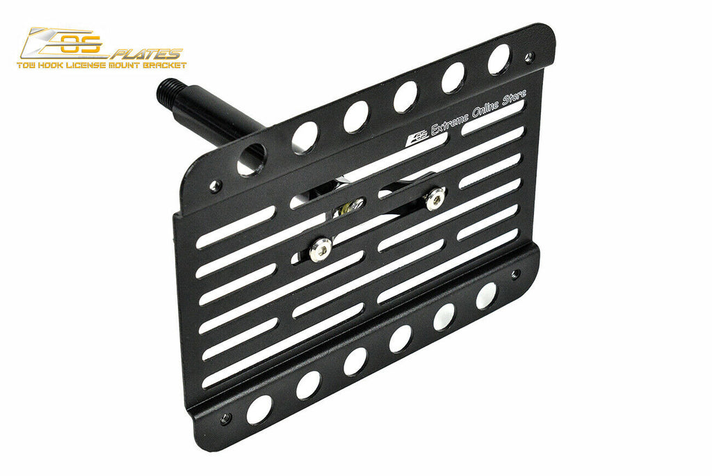 Front Bumper Tow Hook License Plate Relocator Mount Bracket I993