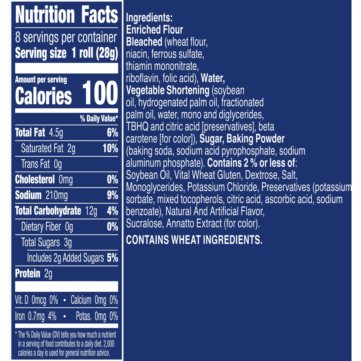 Sweet Hawaiian Crescent Rolls, 8 ct., 8 oz. G572257