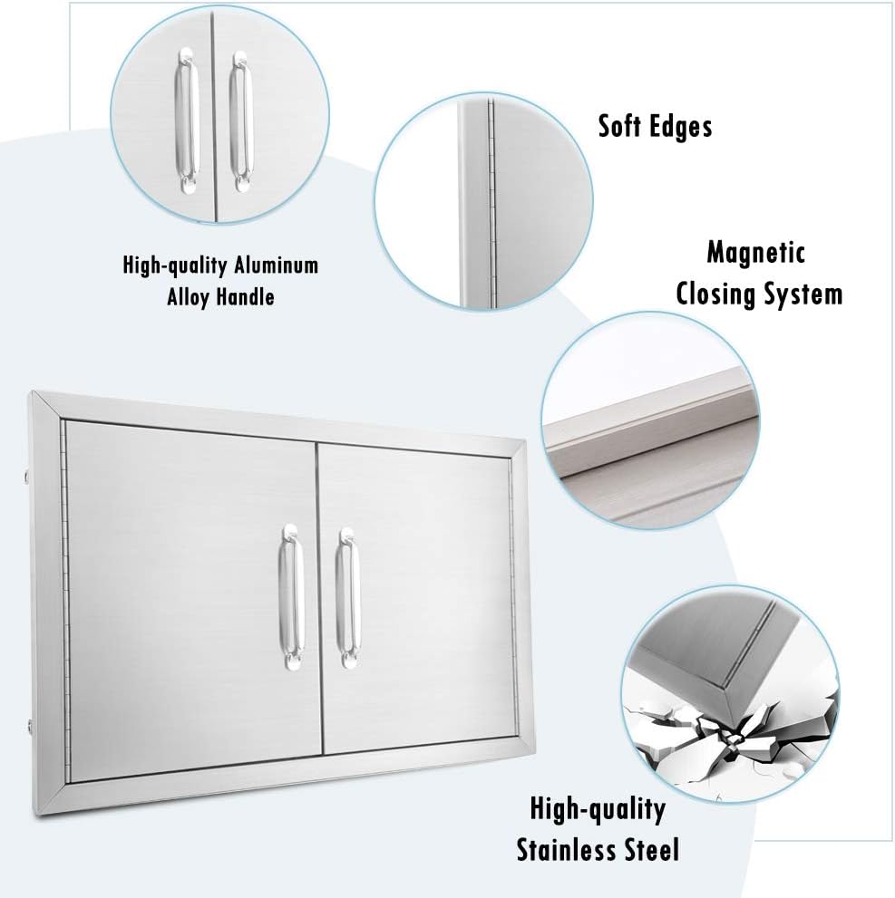 Stainless Steel Double Access Door D515