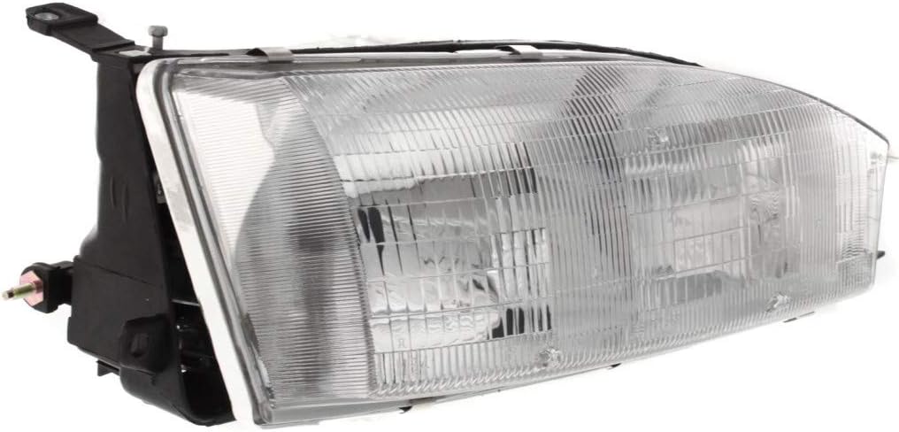 Passenger Side Halogen Headlight for Toyota Camry 1992 1993 1994 Pack of 2 F99010