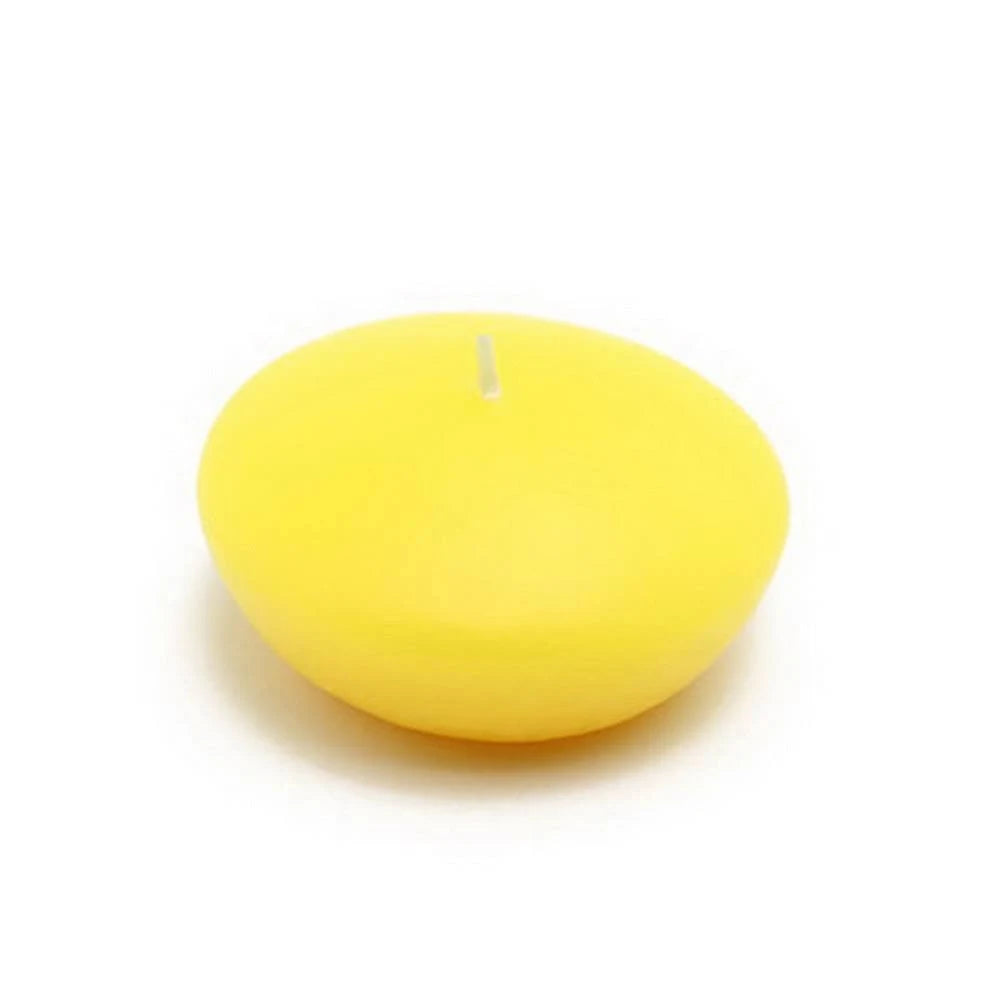 72 Pc Yellow Floating Candles N257178